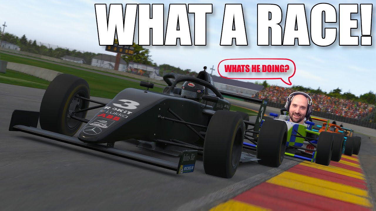 ПРЕВОСХОДНАЯ гонка iRacing F4 на Road America с @GamerMuscleVideos!