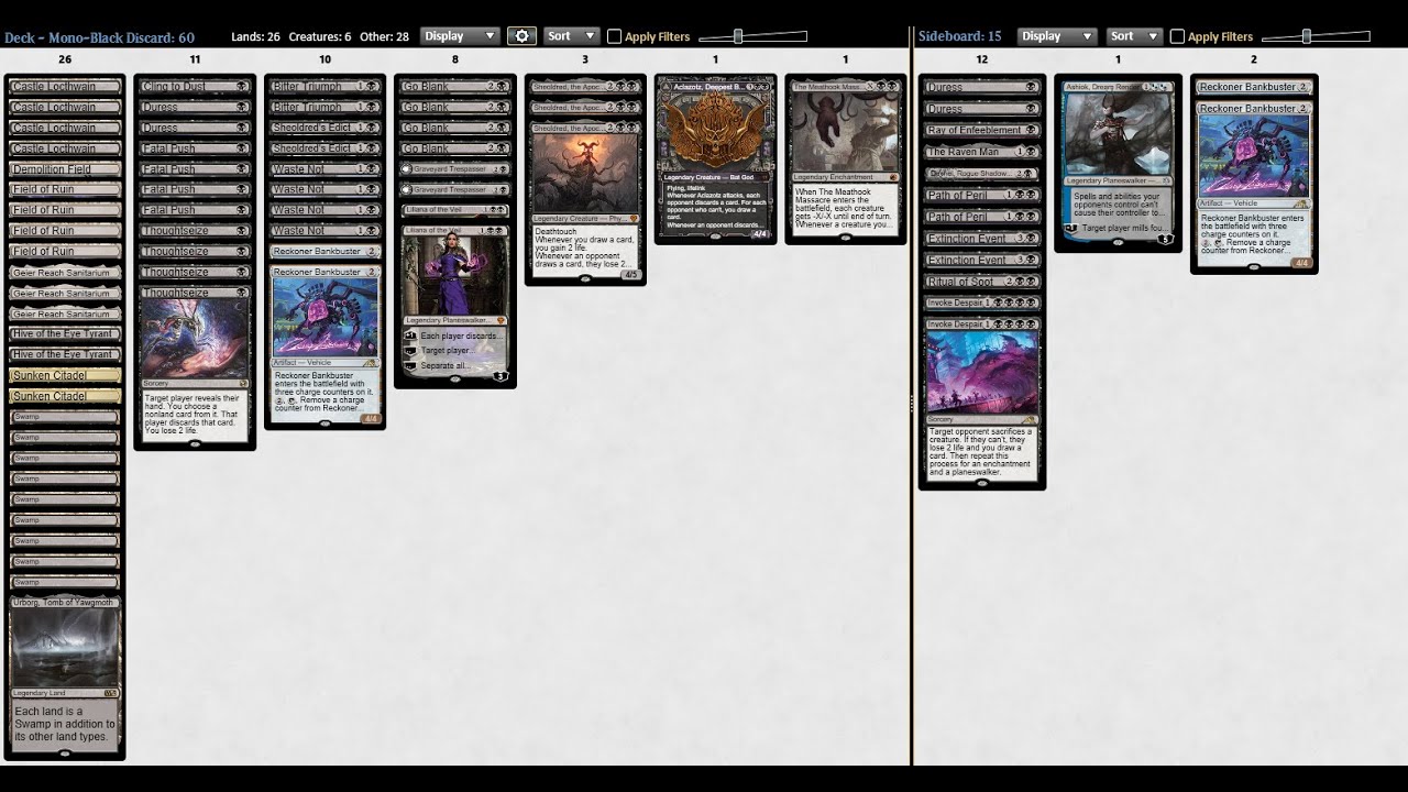 Showcase challenge with mono black waste not