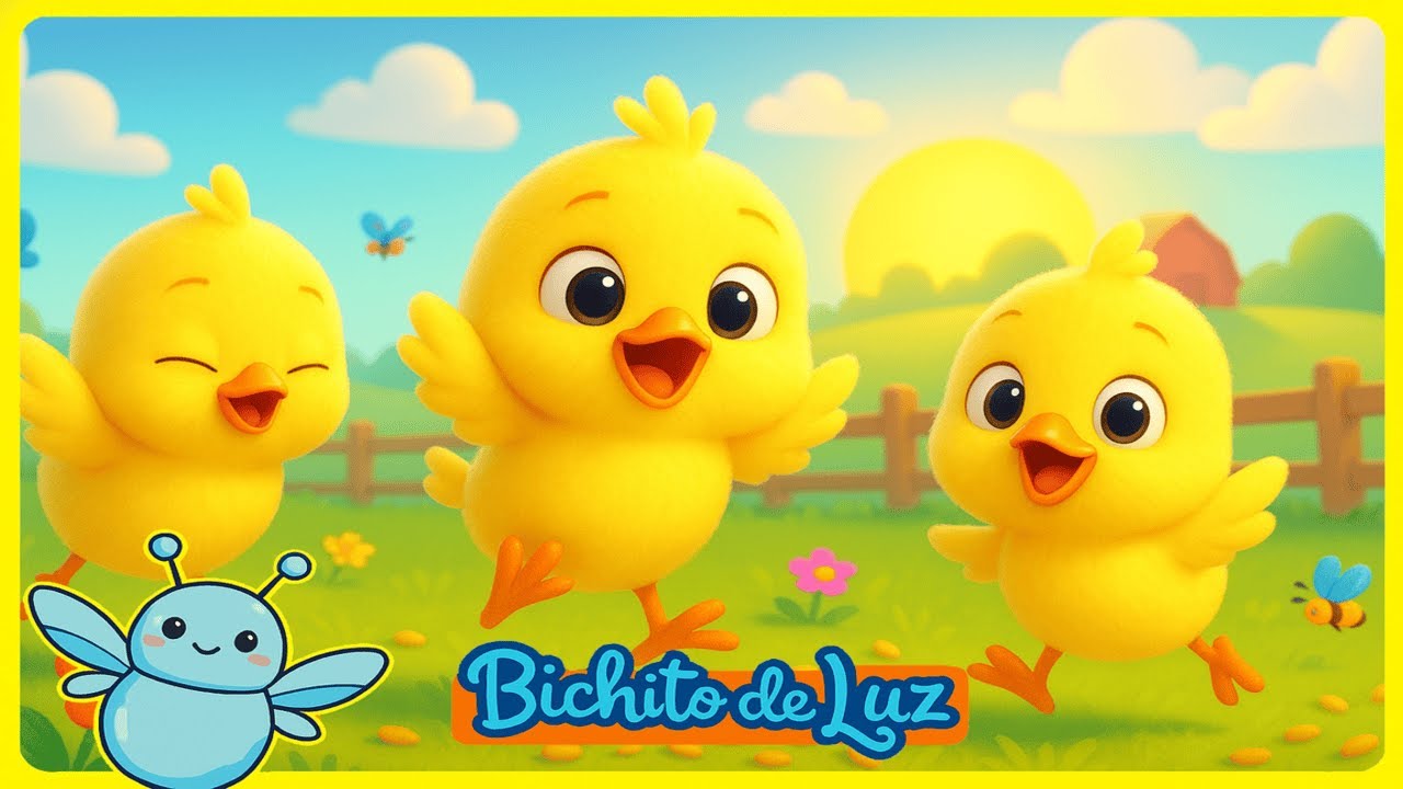 ¡A Bailar, Pollitos! 🐥✨ Diversión Sin Parar | Cancion Infantil para bailar | Bichito de Luz