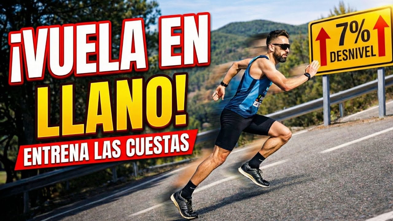 CUESTAS para CORRER MAS RAPIDO en LLANO