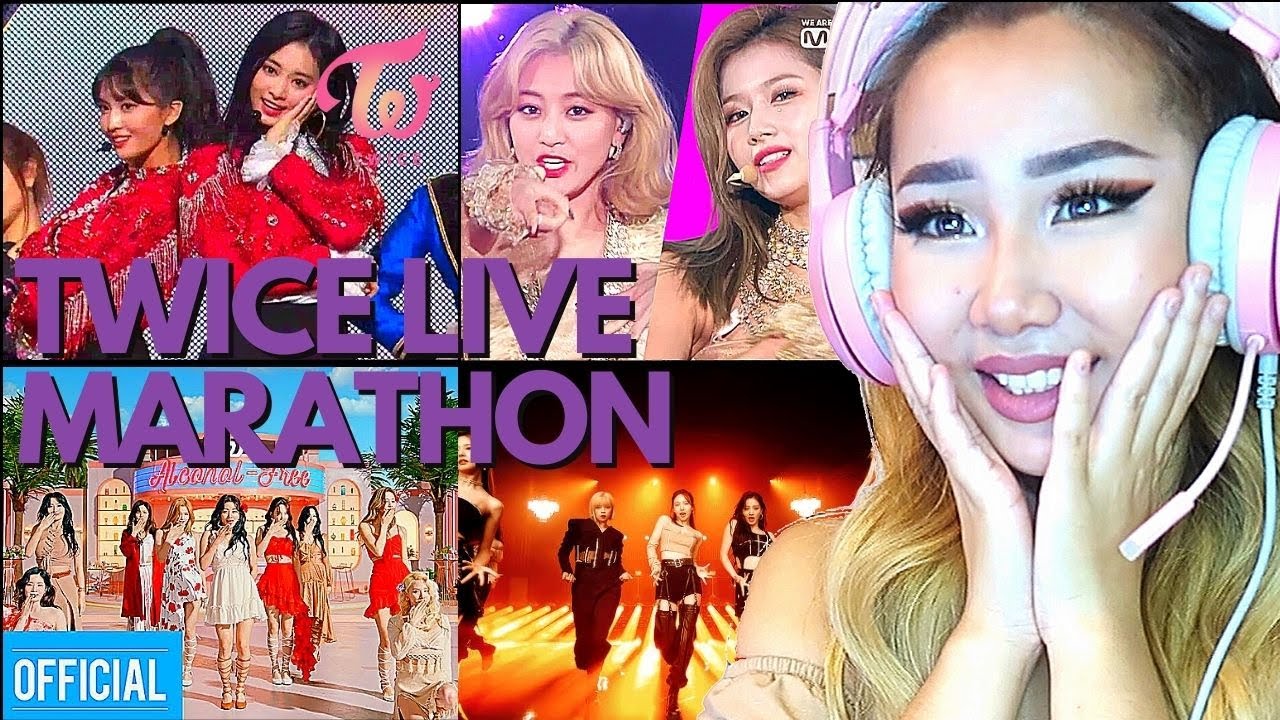 TWICE LIVE MARATHON 'WHAT IS LOVE' ❤️ 'FANCY'💅 'ALCOHOL FREE' 🍸 'PERFECT WORLD' 🌎 | REACTION