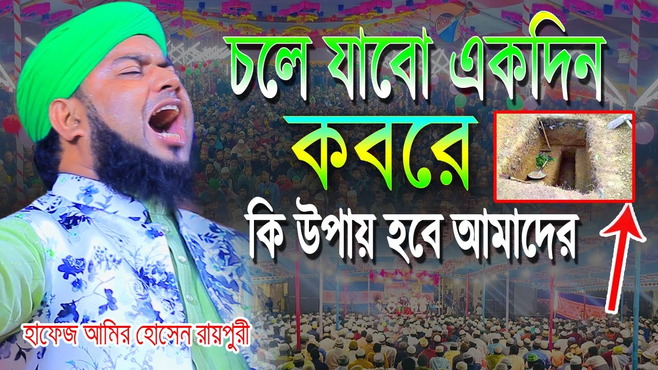 চলে যাবো একদিন কবরে কি উপায় হবে । হাফেজ আমির হোসেন রায়পুরী ওয়াজ । amir hossain raipuri। Bangla Waz