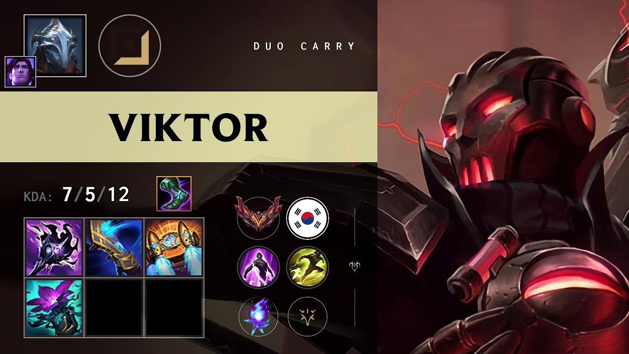Viktor Bot vs Kai'Sa - KR Grandmaster Patch 26.16