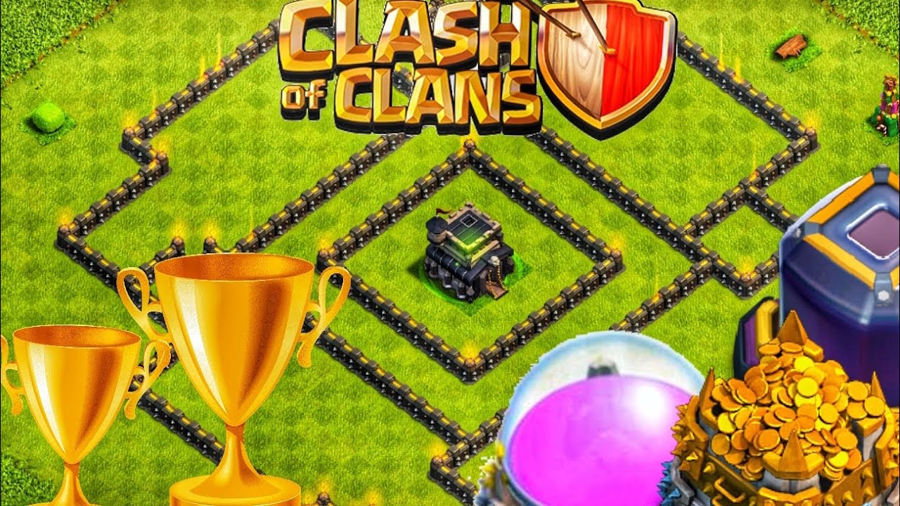 Топ 5 баз на тх9 | Top 5 bases th9 - Clash of Clans