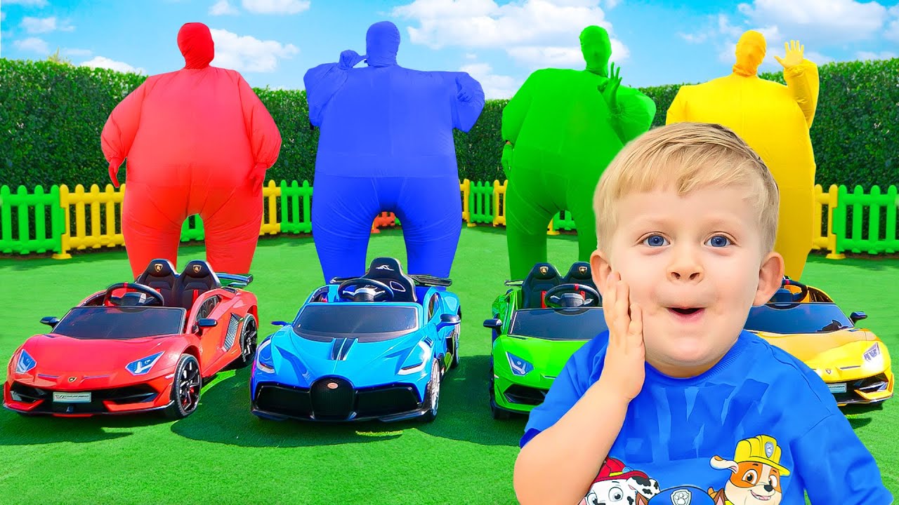 يلعب أوليفر لعبة سحرية بالكرات