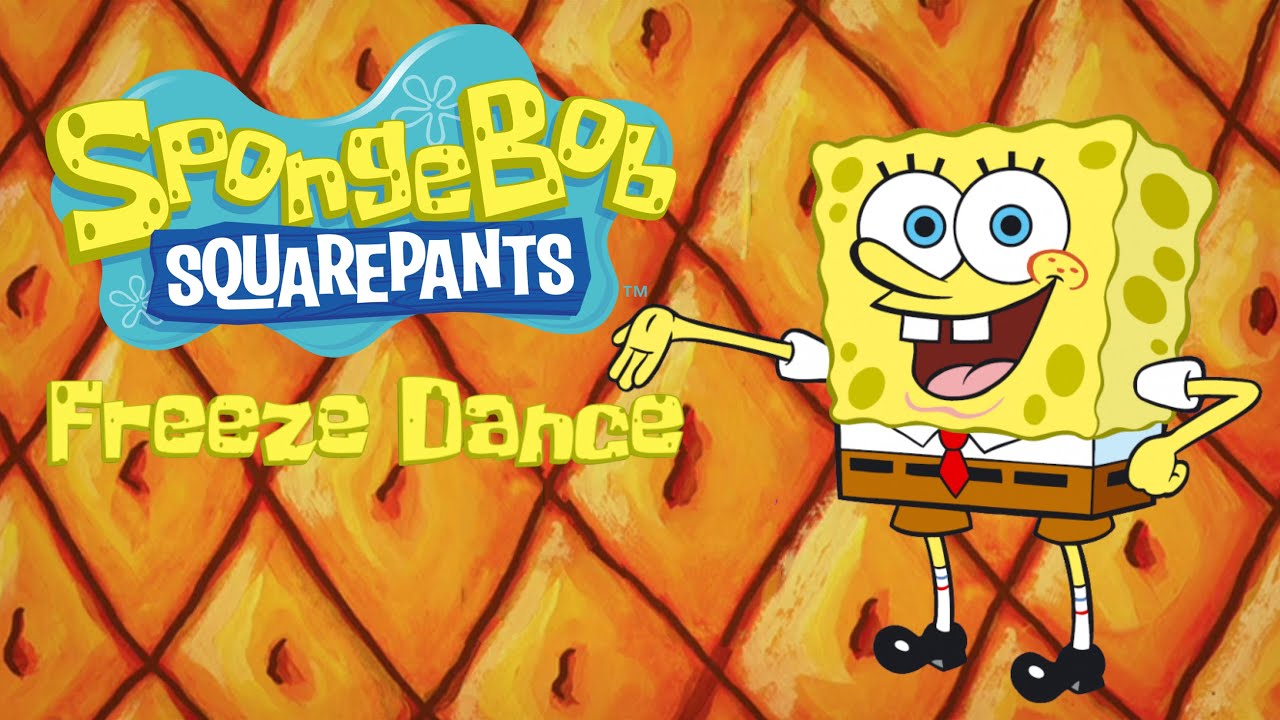 SpongeBob SquarePants Freeze Dance - Brain Break Songs #educationalrockstar