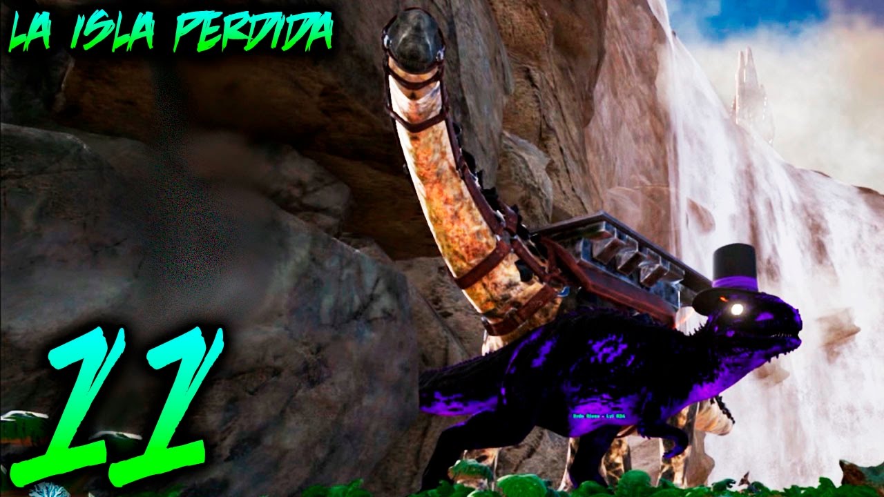 WOW! EL MEJOR DINO DE ARK VS GUARDIAN GIGANOTO! | LA ISLA PERDIDA #11