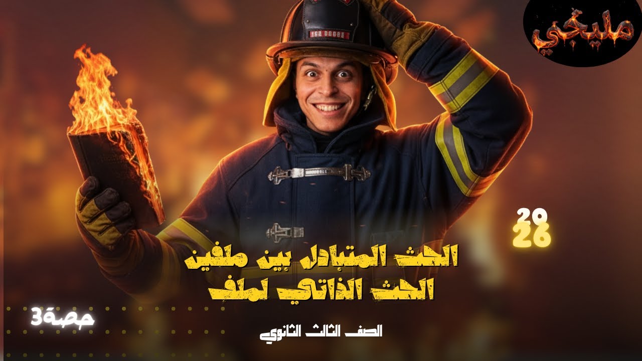 اهم  ما ورد في الكتب الخارجية كاملة على الحث المتبادل بين ملفين و الحث الذاتي لملف|مليجي 3 |3ثانوي
