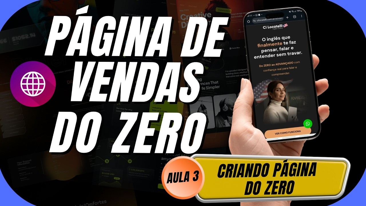 Página de Vendas do Zero  | Página do Zero - Aula 3