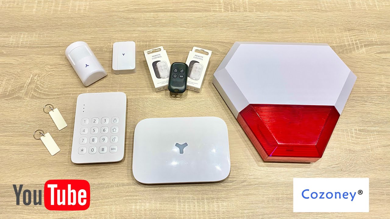 Alarme Connectée Google Home et Alexa (Smart Life - Tuya) - Cozoney