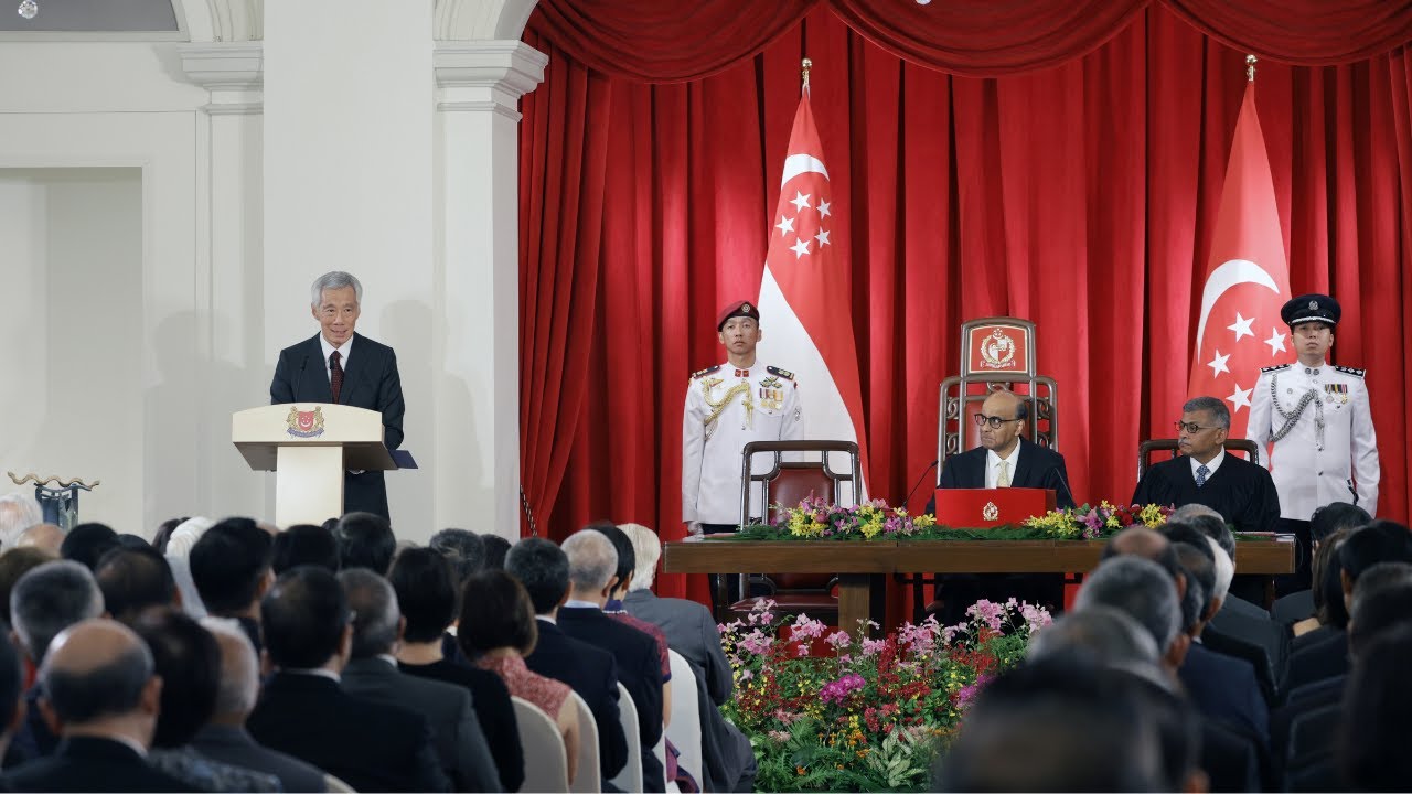 PM Lee Hsien Loong at the Swearing-in of the Ninth President of the Republic of Singapore