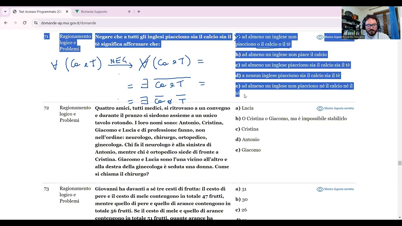 🧩 Luglio 2024 | Logica n° 71 ⚠️🚨 SBAGLIATO? ⚠️🚨| Negare che a tutti gli inglesi piacciono sia il ca…