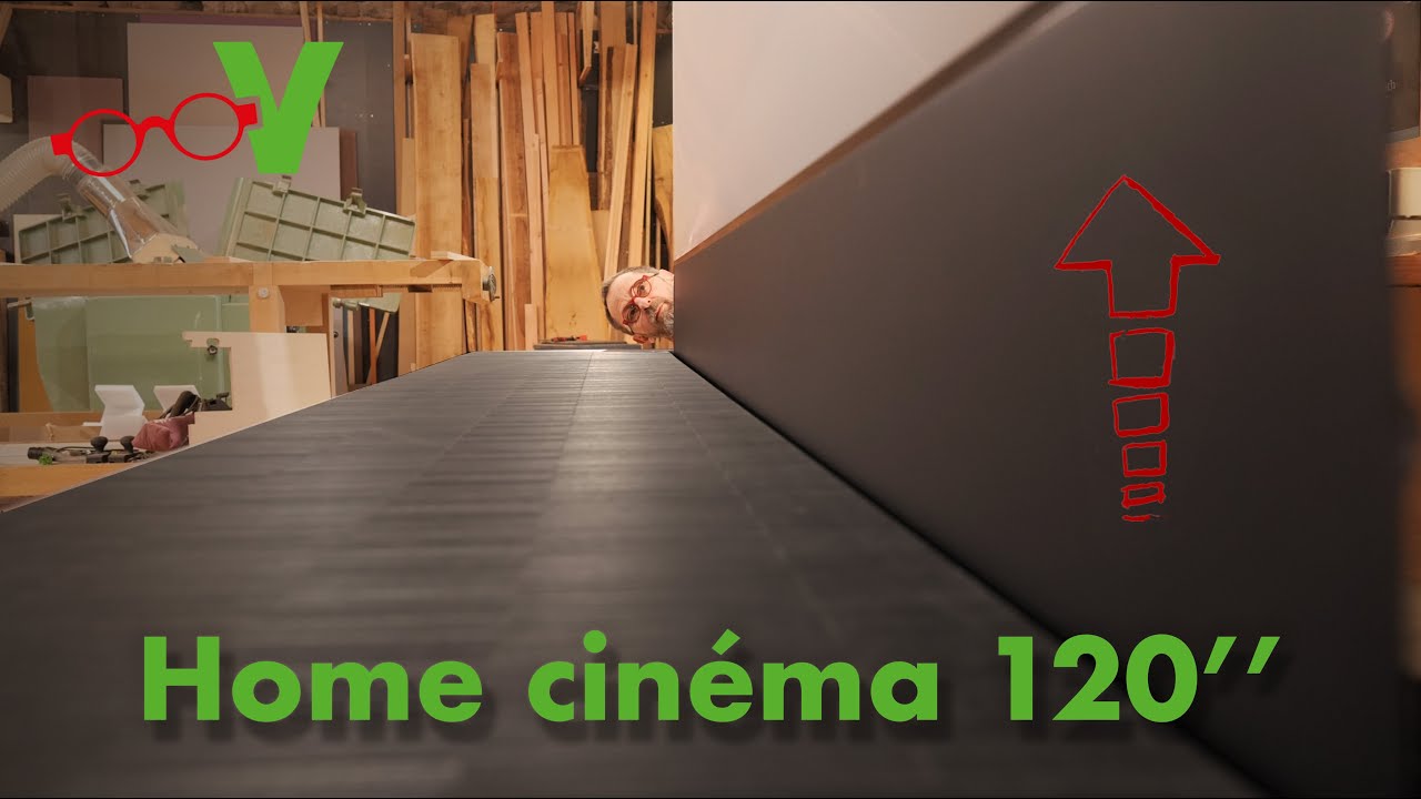 Meuble avec écran HOME CINÉMA 120