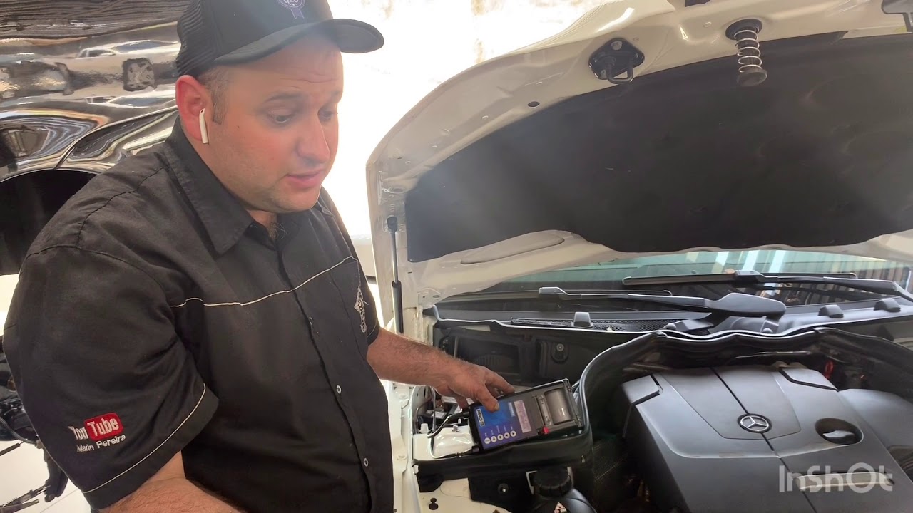 Como testar bateria AGM Mercedes C180  parou de funcionar o stop start .