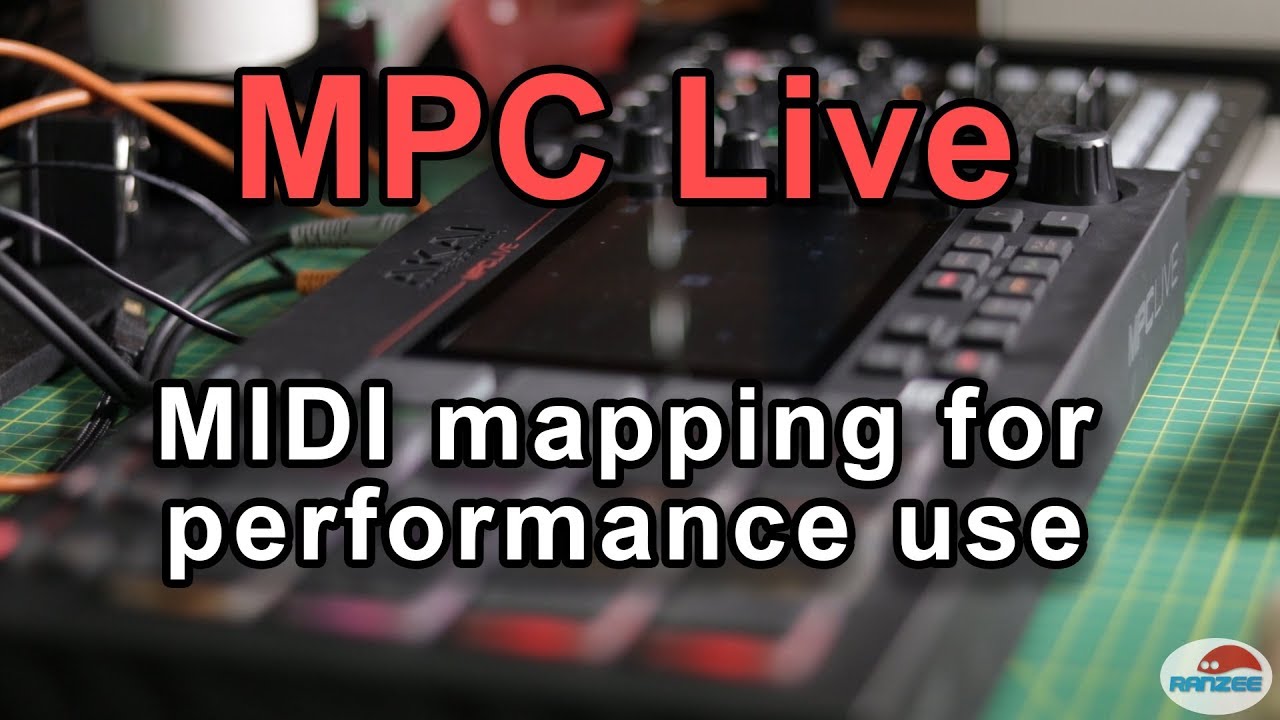 Akai MPC Live MIDI mapping for performances