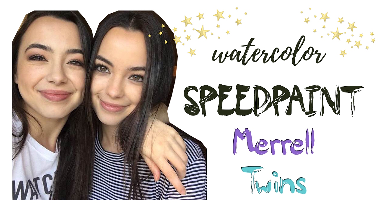 Merrell twins | SPEEDPAINT