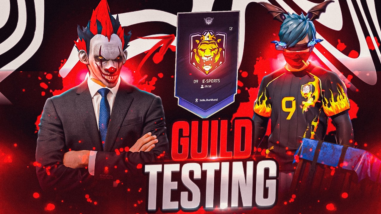🔴[ LIVE ] SIDH 09 OFFICIAL ❗1 V 1 GUILD TEST ON LIVE #shorts #shortsfeed #freefire #freefire #viral