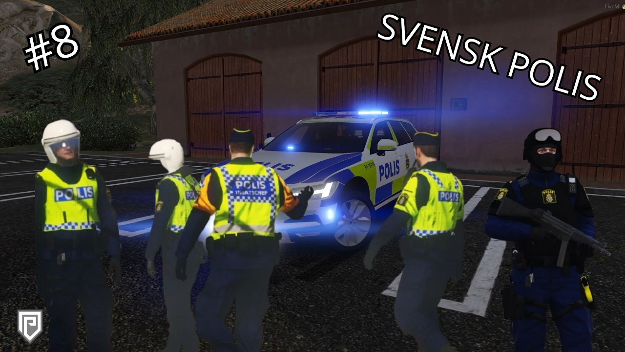 ny bil svensk polis i gta #8