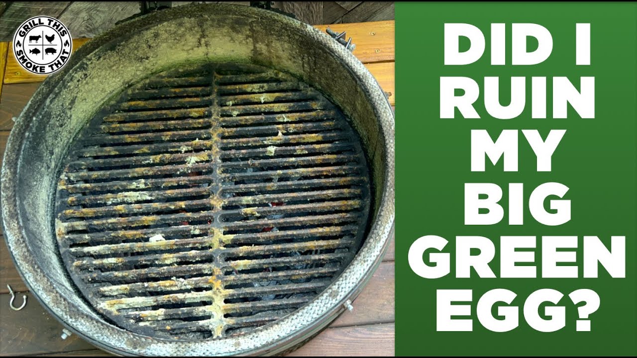 🔥 Нужен ли высокотемпературный обжиг в 1000 градусов для очистки BGE? | Как БЕЗОПАСНО очистить Bi...