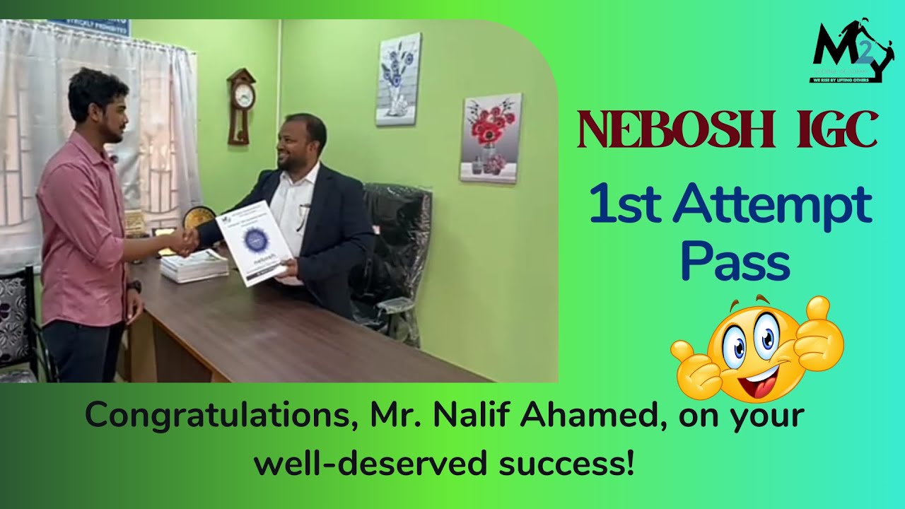 🏆 Nebosh IGC 1st Attempt Success Journey | Secret Of Success #nebosh  #neboshigc #success #story