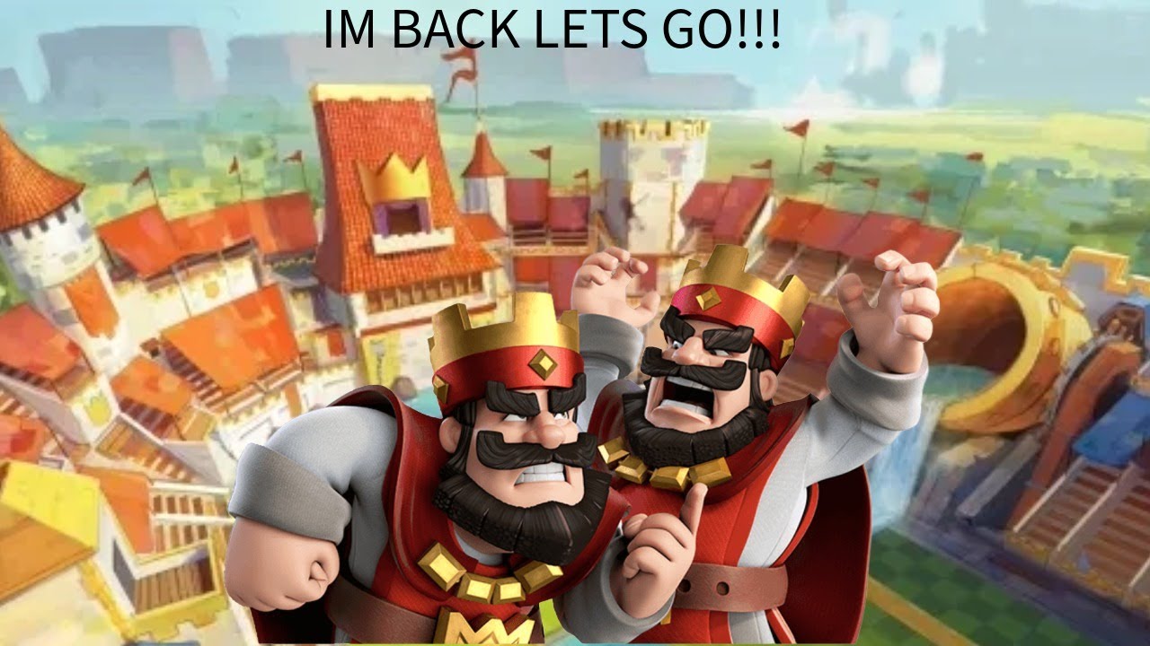 MAKING MY COMEBACK TO CLASH ROYALE!! LETS GO THE JOURNEY STARTS AGAIN!! (clash royale)