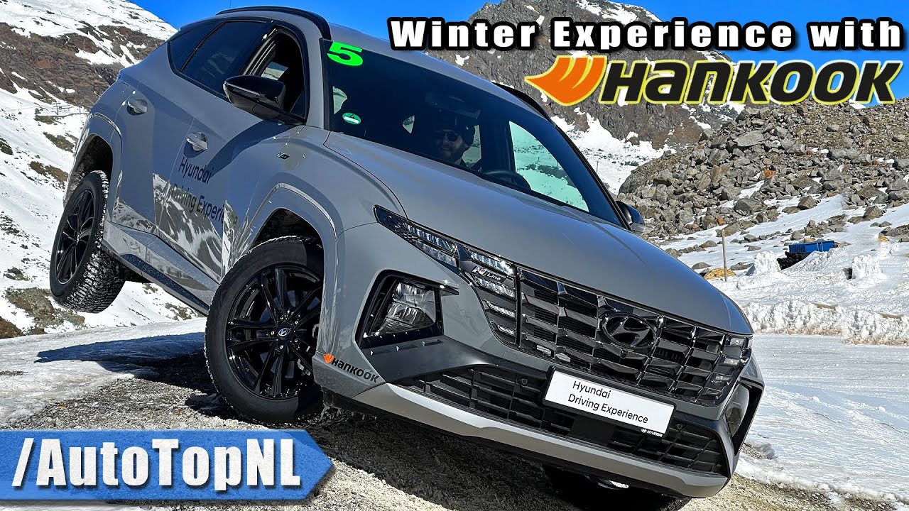 DRIVING on SNOW in the AUSTRIAN ALPS with @hankooktire_global by AutoTopNL
