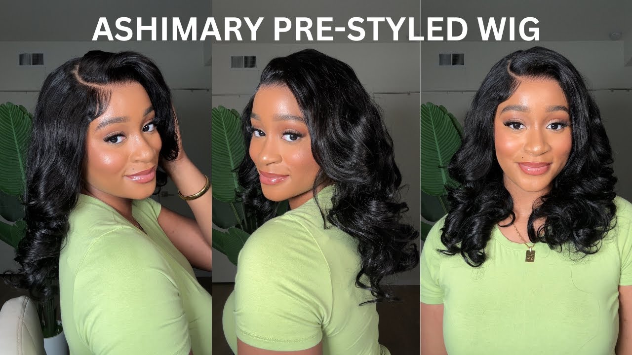 PRE-STYLED BODY WAVE BOB WIG | THROW ON & GO INSTALL ft Ashimary Hair