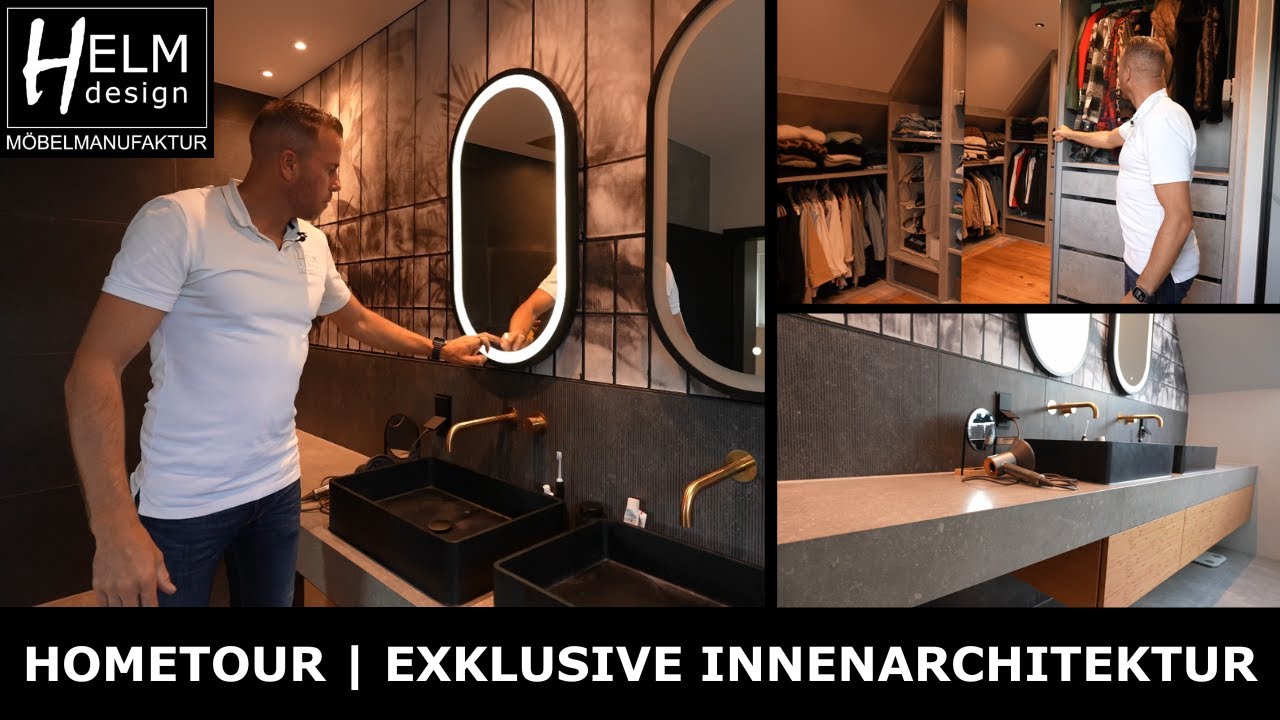 EXKLUSIVE INNENEINRICHTUNG VON HELM DESIGN | ANKLEIDEZIMMER | BADEZIMMER | GARDEROBE