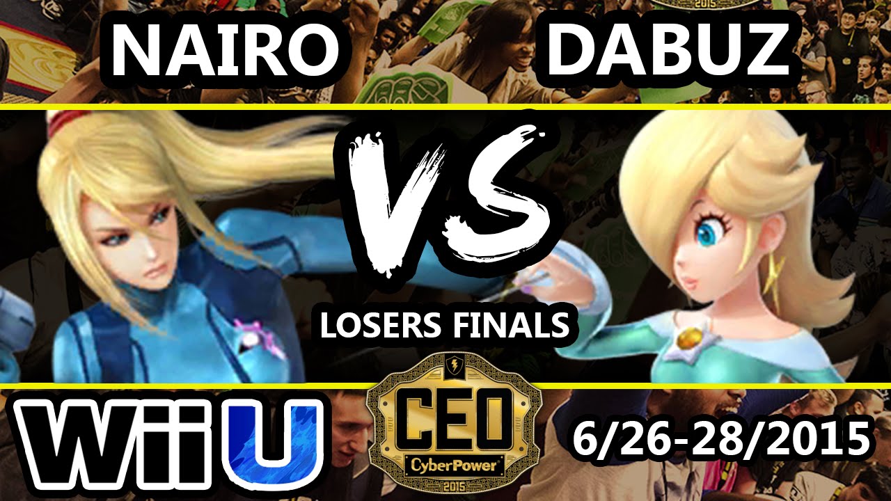 CEO 2015 - Nairo (Zero Suit Samus) Vs. Dabuz (Rosalina) - Losers Finals - Smash Wii U