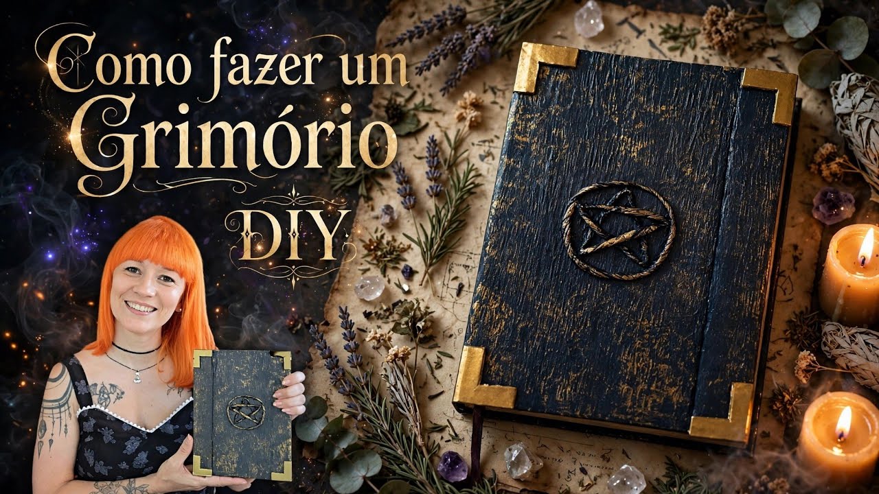 ✅️DIY:COMO FAZER UM GRIMÓRIO PASSO A PASSO - WICCA