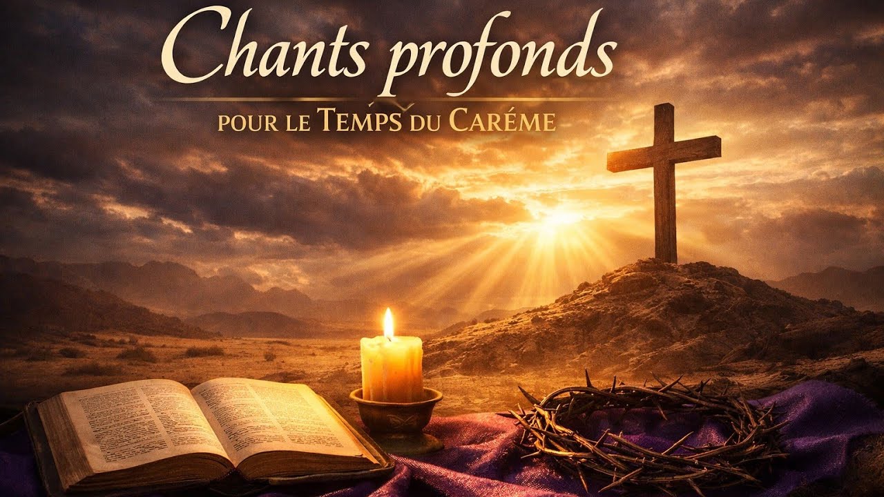 Les Meilleurs Chants de Carême 🎶 | Prière, Silence et Présence de Dieu