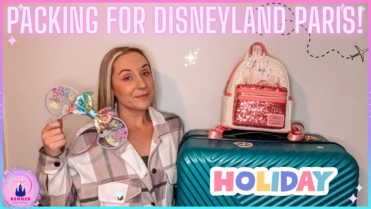 Pack With Me! Packing For Disneyland Paris Vlog September October 2024 Travel Vlog Disney Bounds