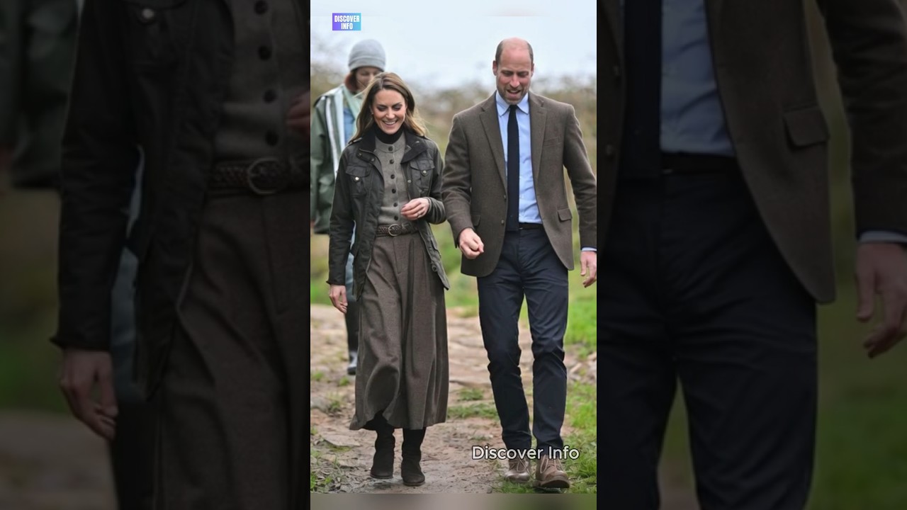 Kate Middleton & Prince William Visit a Flax Farm 