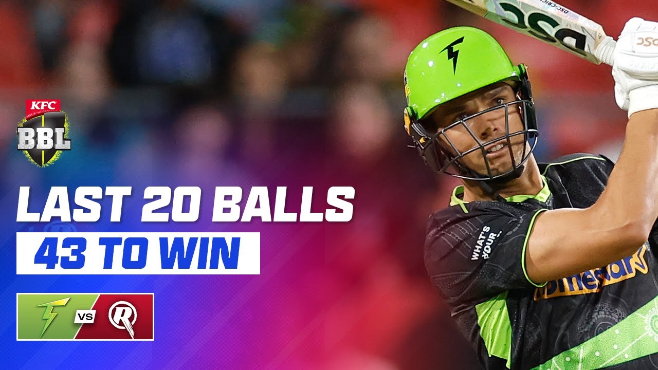 43 OFF 20! Green and Maddinson Power Thunder Past Renegades | #BBL15