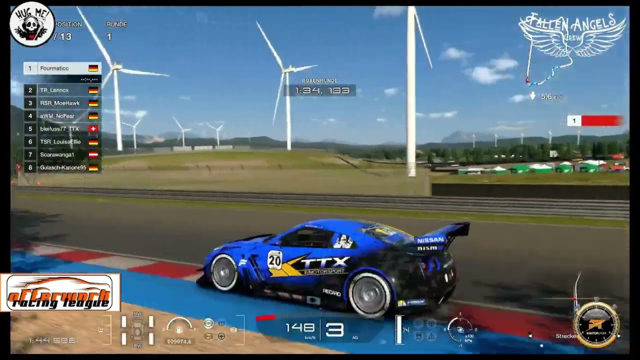 AWL  Saison 29  Rennen 2  Lobby 4   Sardegna Road Track Layout A rückwärts