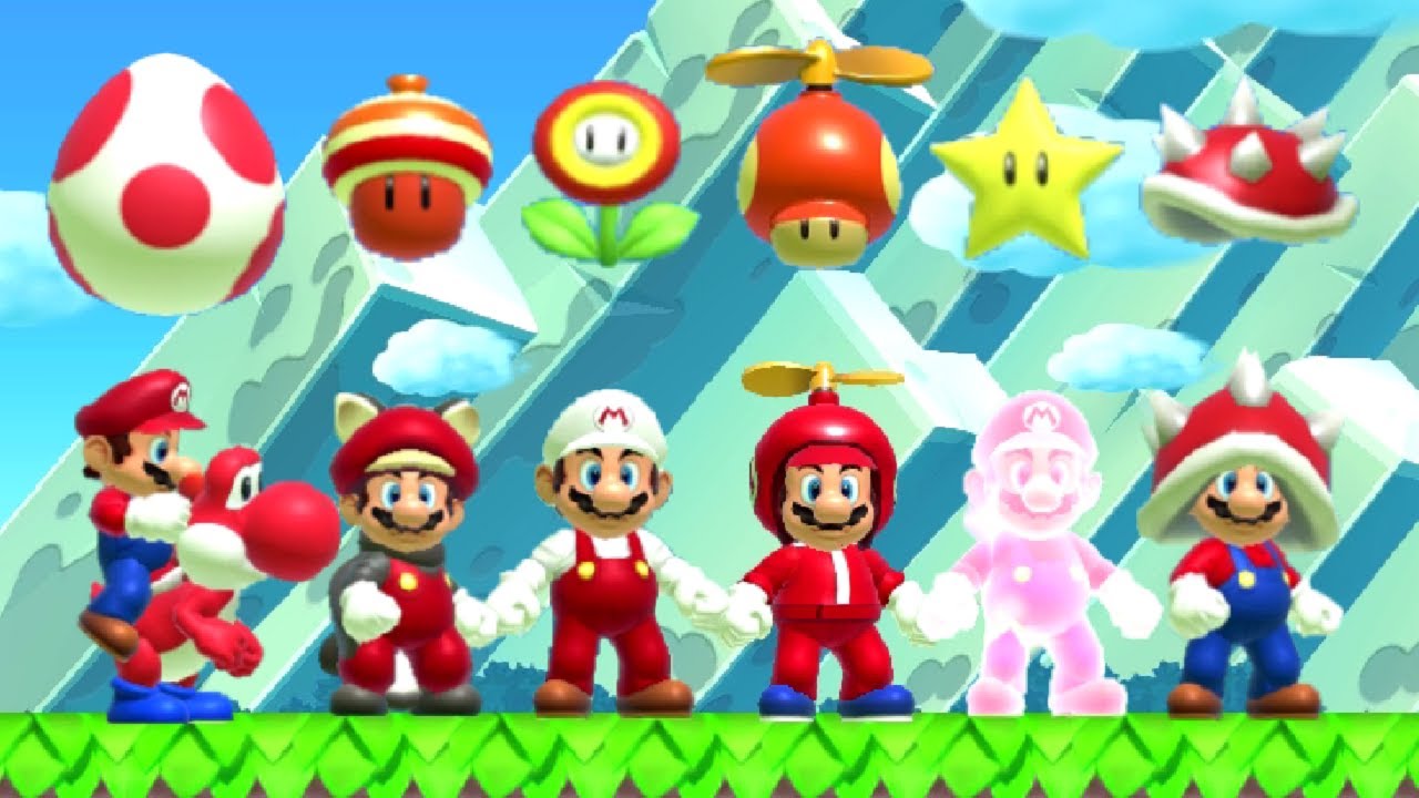 All New Super Mario Bros U Power-Ups & Characters in Super Mario Maker 2