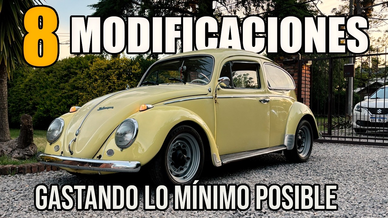 TRANSFORMÉ MI VOLKSWAGEN ESCARABAJO GASTANDO LO MÍNIMO POSIBLE