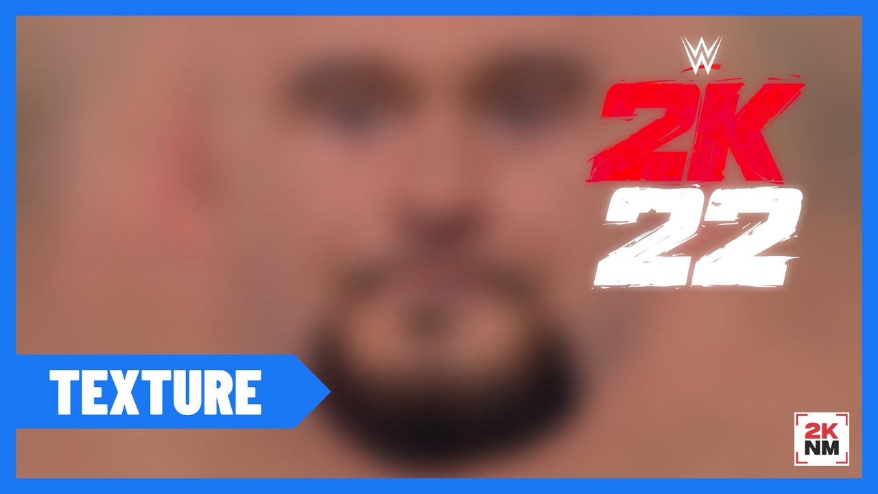 WWE 2K22 | Creating a Wardlow face texture!