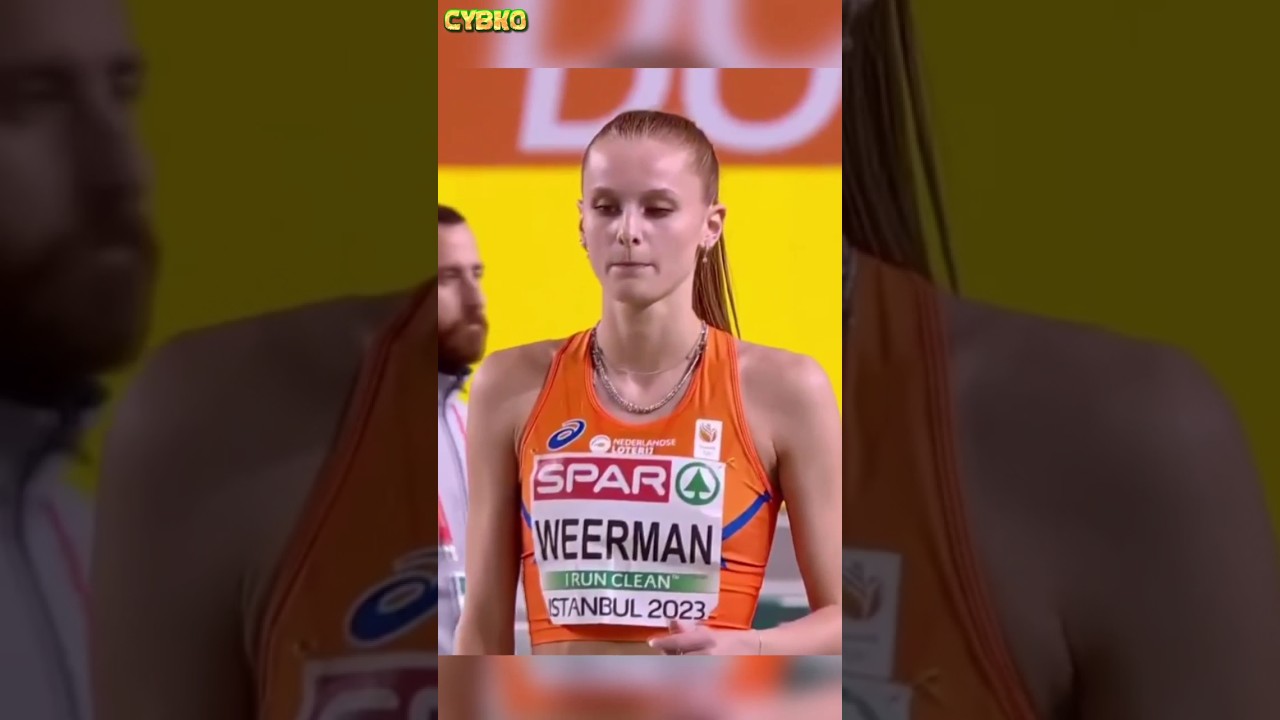 😮 Dutch insane High Jumper Britt Weerman 😱🤩#shorts #athlete