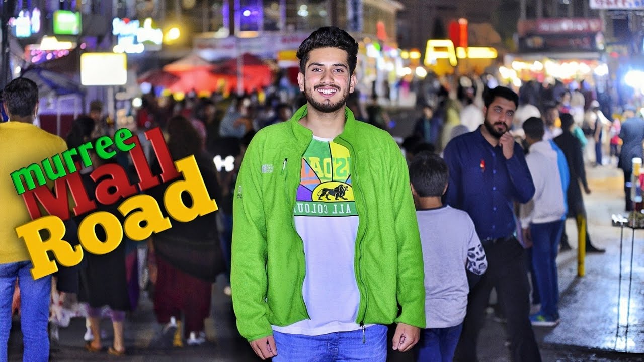 Murree mall Road | Most beautiful night view | family nay bohat ziada shopping ki