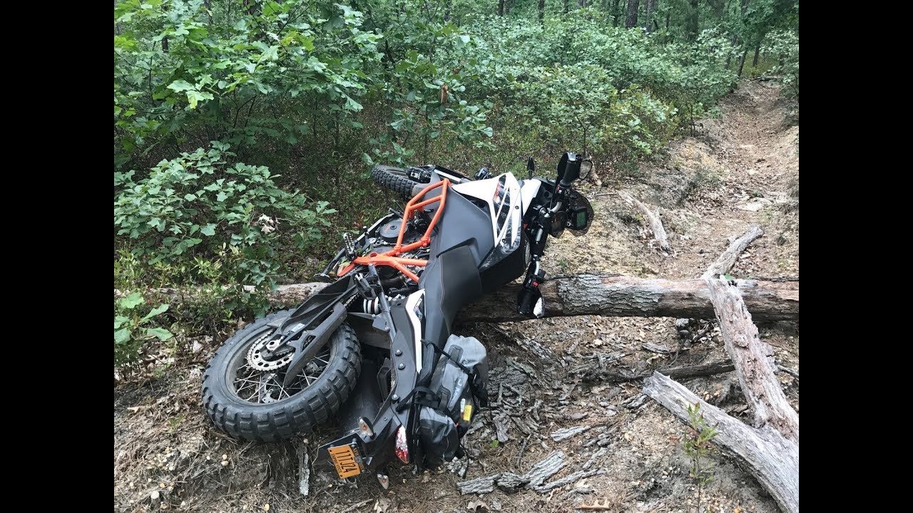 KTM 1090 ADVENTURE R @ Logs, Water & Single/Gnarly Tracks in South Jersey