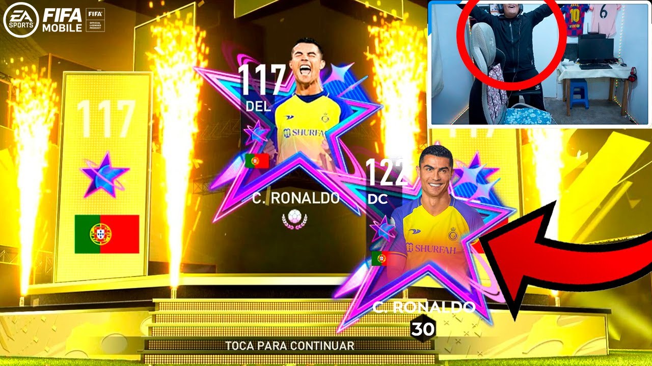 🐐 ME SALE CRISTIANO RONALDO RETRO STARS en ESTE PACK OPENING del FIFA MOBILE *El Mejor Delantero*
