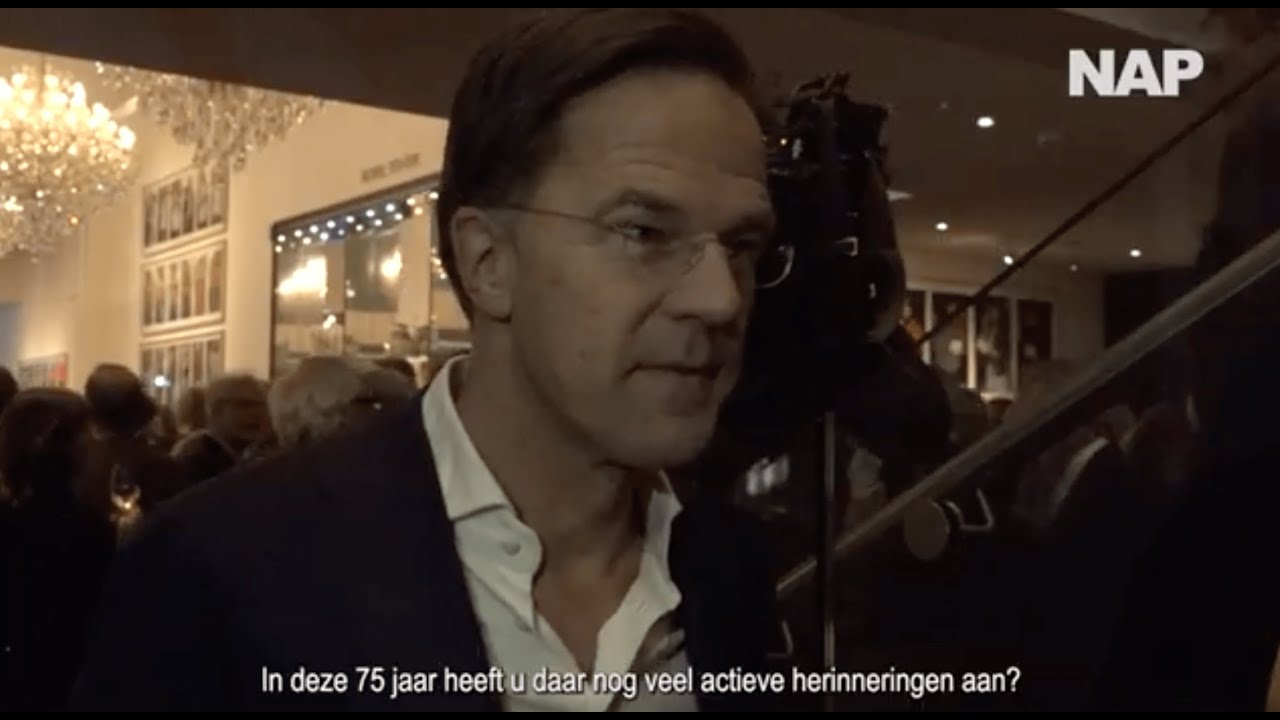 Mark Rutte nog veel actieve herinneringen aan 75 jaar VVD