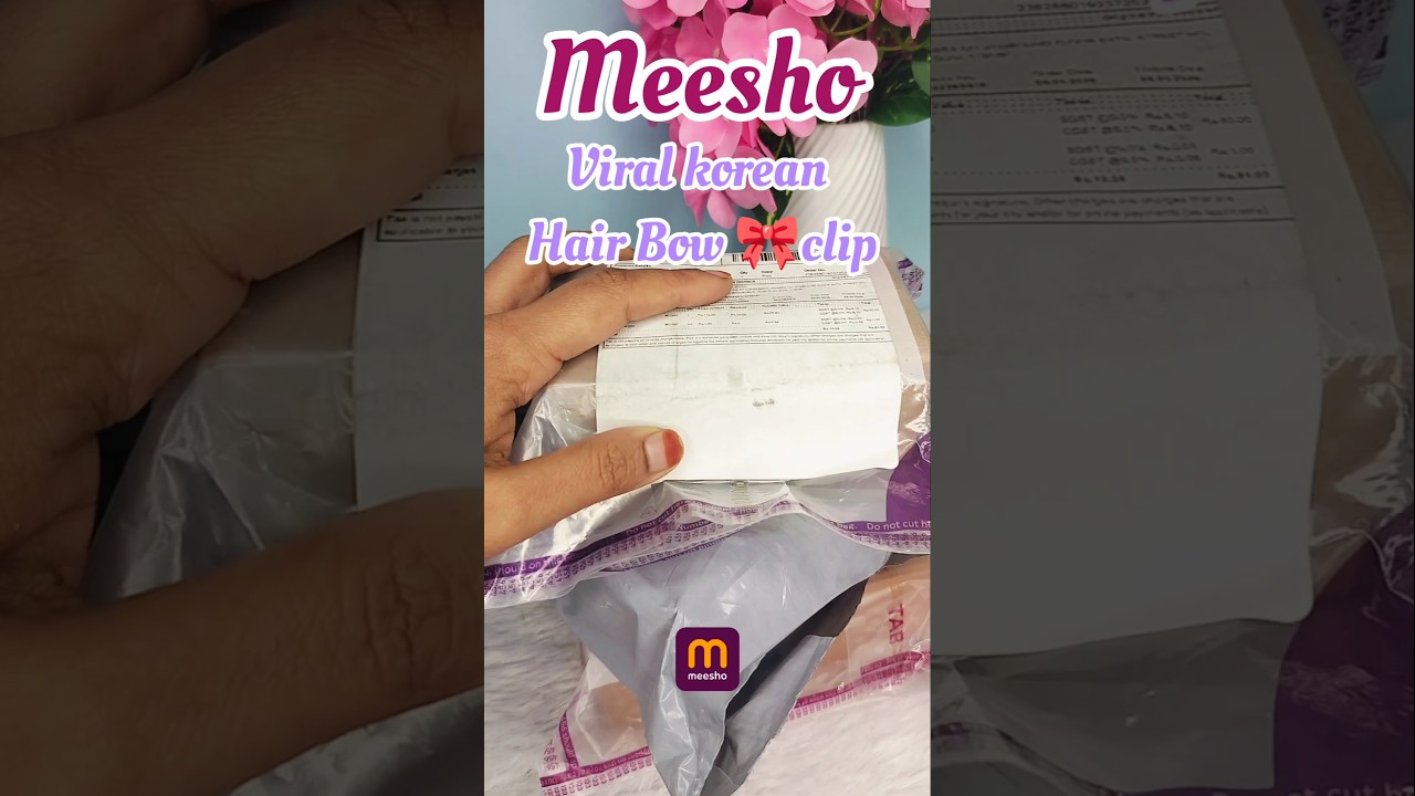 Trending korean Bow hair clips @meesho
