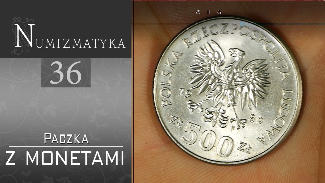 Paczka a w niej walizeczka z monetami :) Numizmatyka
