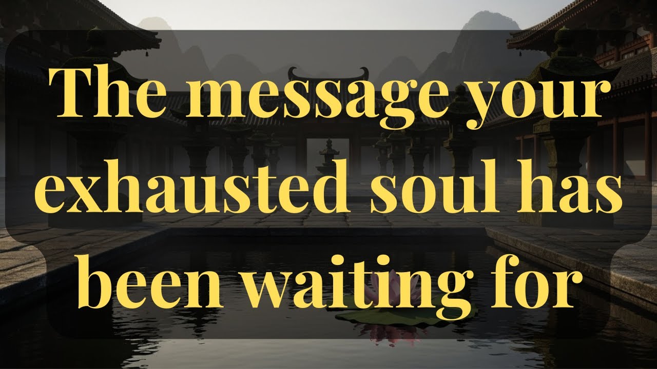 The message your exhausted soul has been waiting for #yourmonkhaku #buddhism #motivation #quotes