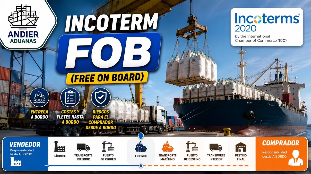 🚢📦 Incoterm FOB (Free on Board): Paso a paso 🌍