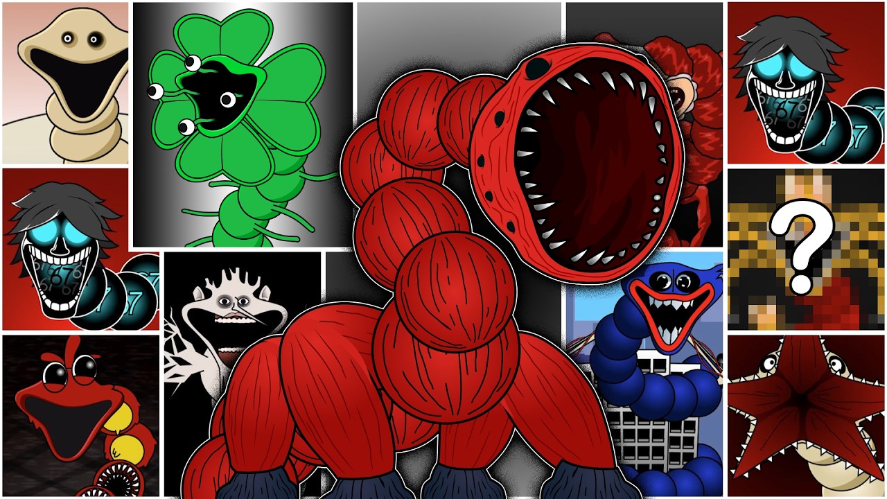 My Sprunki OC: HUNGRY WORM (Phase 1 to NEW Phase 65, Phase 66 from Roblox)