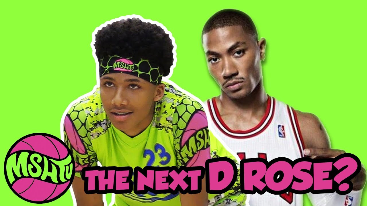 DERRICK ROSE JR???  7th Grader DUNKS EVERYTHING - Mikey Williams Mixtape