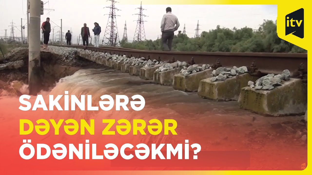 Hacıqabulda sel nəticəsində bir neçə kənd su altında qalıb
